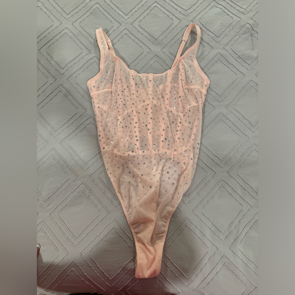 Victoria’s Secret 
Sugar Coated Rhinestone Wicked Corset Teddy